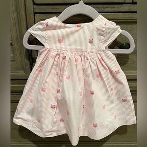 Kitty cat detailed Janie and Jack baby dress